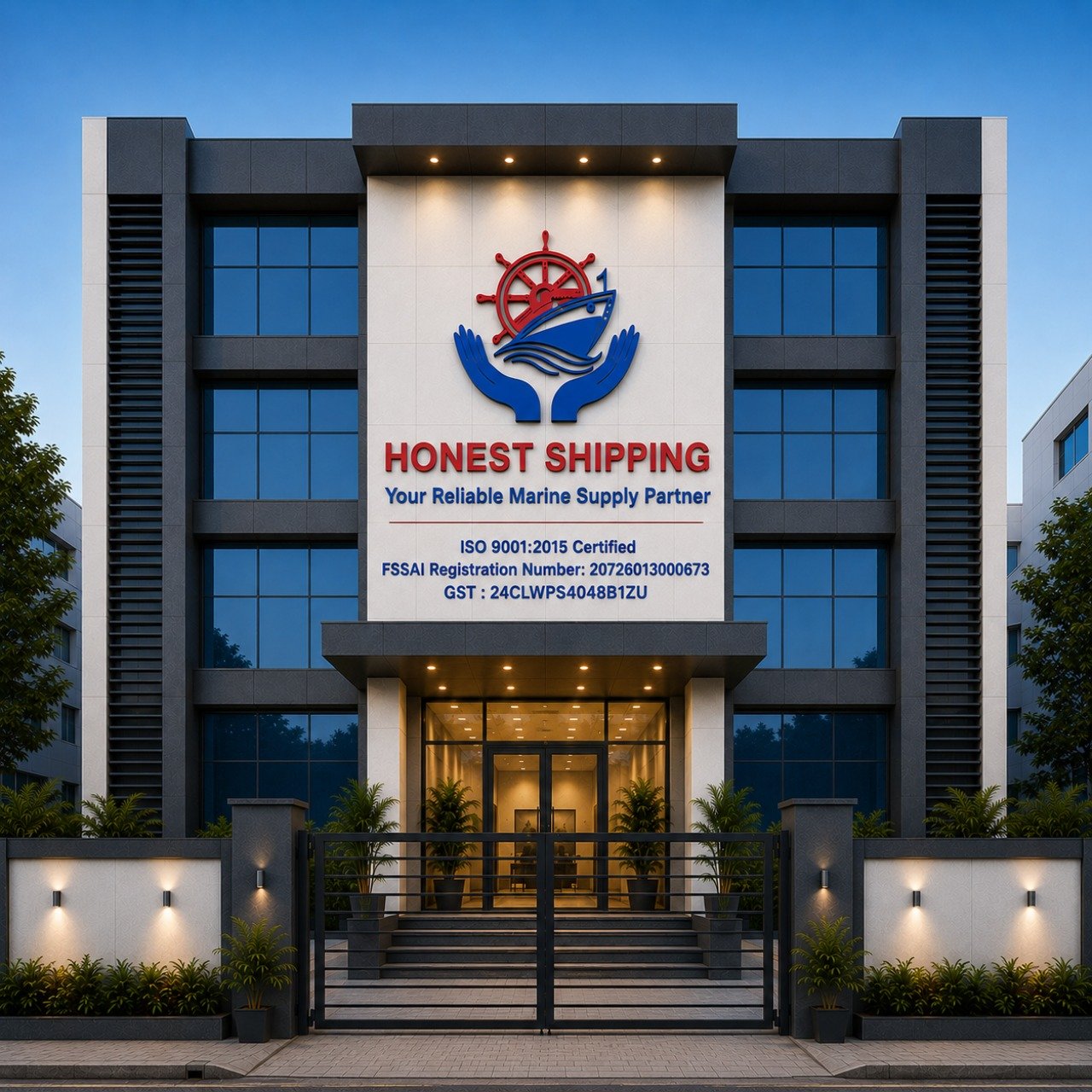 Honest Shipping Head Office Building Front View